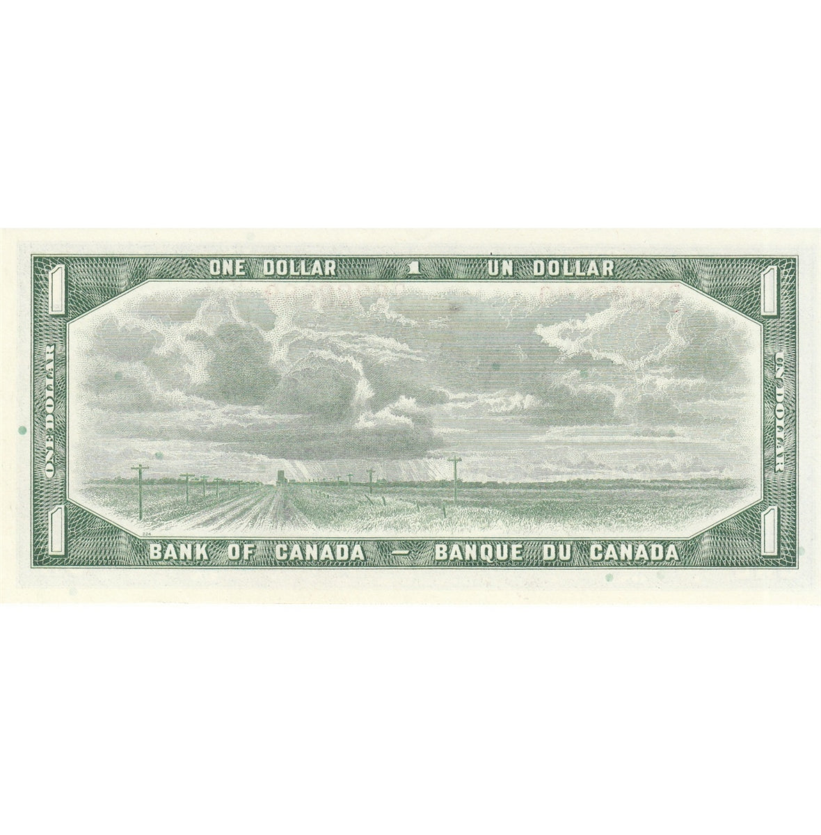 BC-37d 1954 Canada $1 Lawson-Bouey, D/I, Uncirculated (MS60)