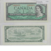 BC-37d 1954 Canada $1 Lawson-Bouey, E/I, Choice Uncirculated (CUNC63)