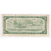 BC-37d 1954 Canada $1 Lawson-Bouey, E/I, Fine (F12)