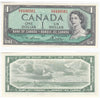BC-37d 1954 Canada $1 Lawson-Bouey, X/F, UNC