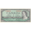 BC-37d 1954 Canada $1 Lawson-Bouey, Z/F, CUNC