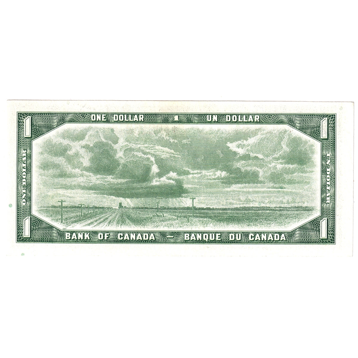 BC-37dA 1954 Canada $1 Lawson-Bouey, *X/F, AU