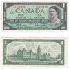 BC-45b 1967 Canada $1 Beattie-Rasminsky, L/O, EF-AU