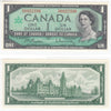 BC-45b 1967 Canada $1 Beattie-Rasminsky, S/O, Choice Uncirculated (CUNC63)