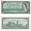 BC-45b 1967 Canada $1 Beattie-Rasminsky, S/O, Very Fine (VF20)