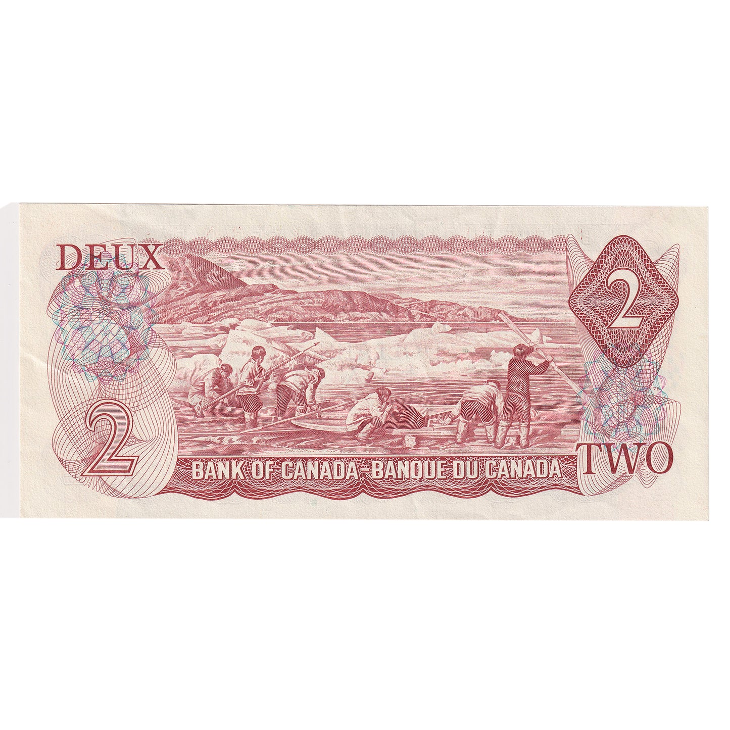 BC-47a-i 1974 Canada $2 Lawson-Bouey, ABE, Almost Uncirculated (AU50)