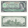 BC-45b-i 1967 Canada $1 Beattie-Rasminsky, F/P, CUNC