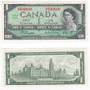 BC-45b-i 1967 Canada $1 Beattie-Rasminsky, I/P, EF