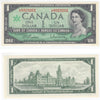BC-45b-i 1967 Canada $1 Beattie-Rasminsky, L/P, Uncirculated (MS60)