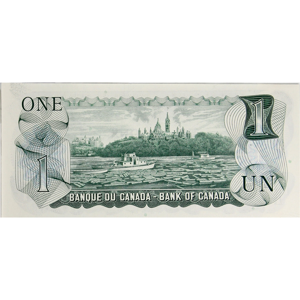 BC-46a 1973 Canada $1 Lawson-Bouey, FL, Uncirculated (MS60)