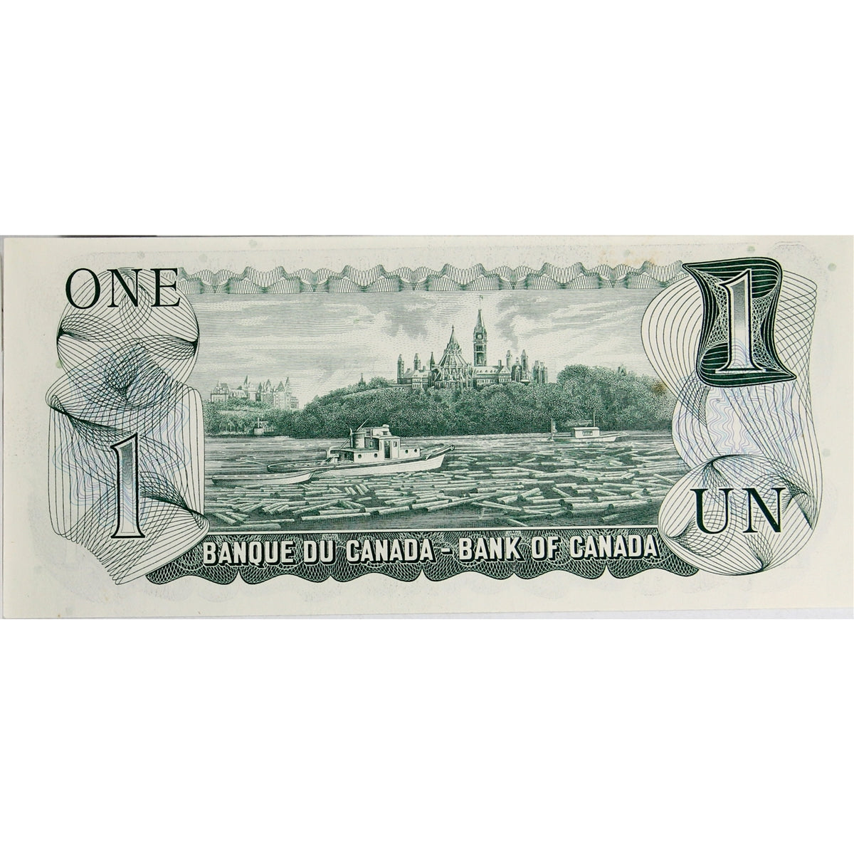 BC-46a 1973 Canada $1 Lawson-Bouey, FN, Choice Uncirculated (CUNC63)