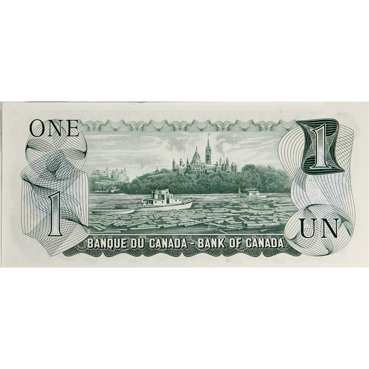 BC-46a 1973 Canada $1 Lawson-Bouey, FZ, Choice Uncirculated (CUNC63)