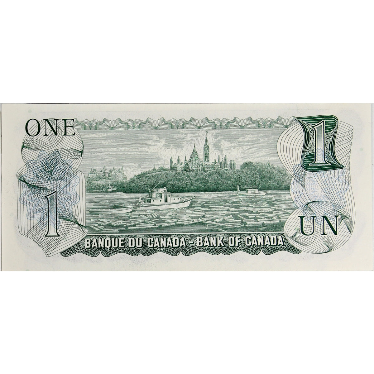 BC-46a 1973 Canada $1 Lawson-Bouey, GE, Uncirculated (MS60)