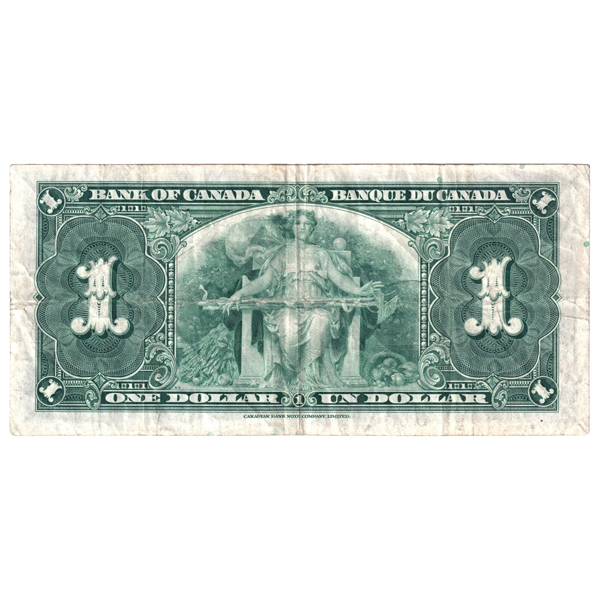 BC-21d 1937 Canada $1 Coyne-Towers, S/M, F-VF (F15)