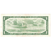 BC-37b-i 1954 Canada $1 Beattie-Rasminsky, D/P, Extra Fine (EF40)