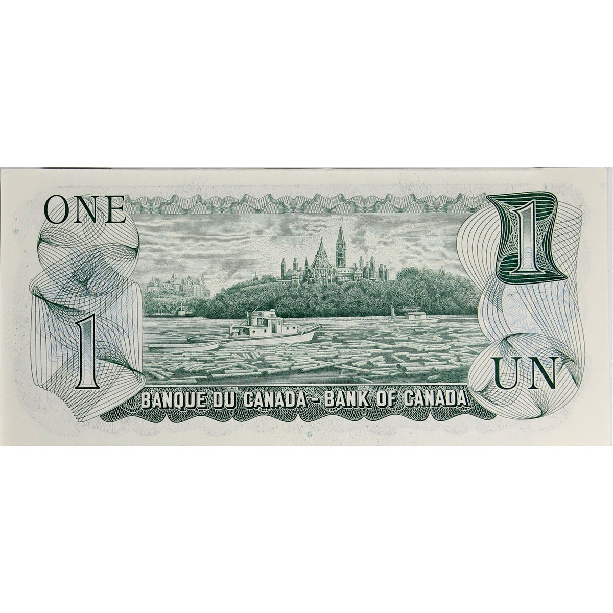 BC-46a 1973 Canada $1 Lawson-Bouey, OE, Uncirculated (MS60)