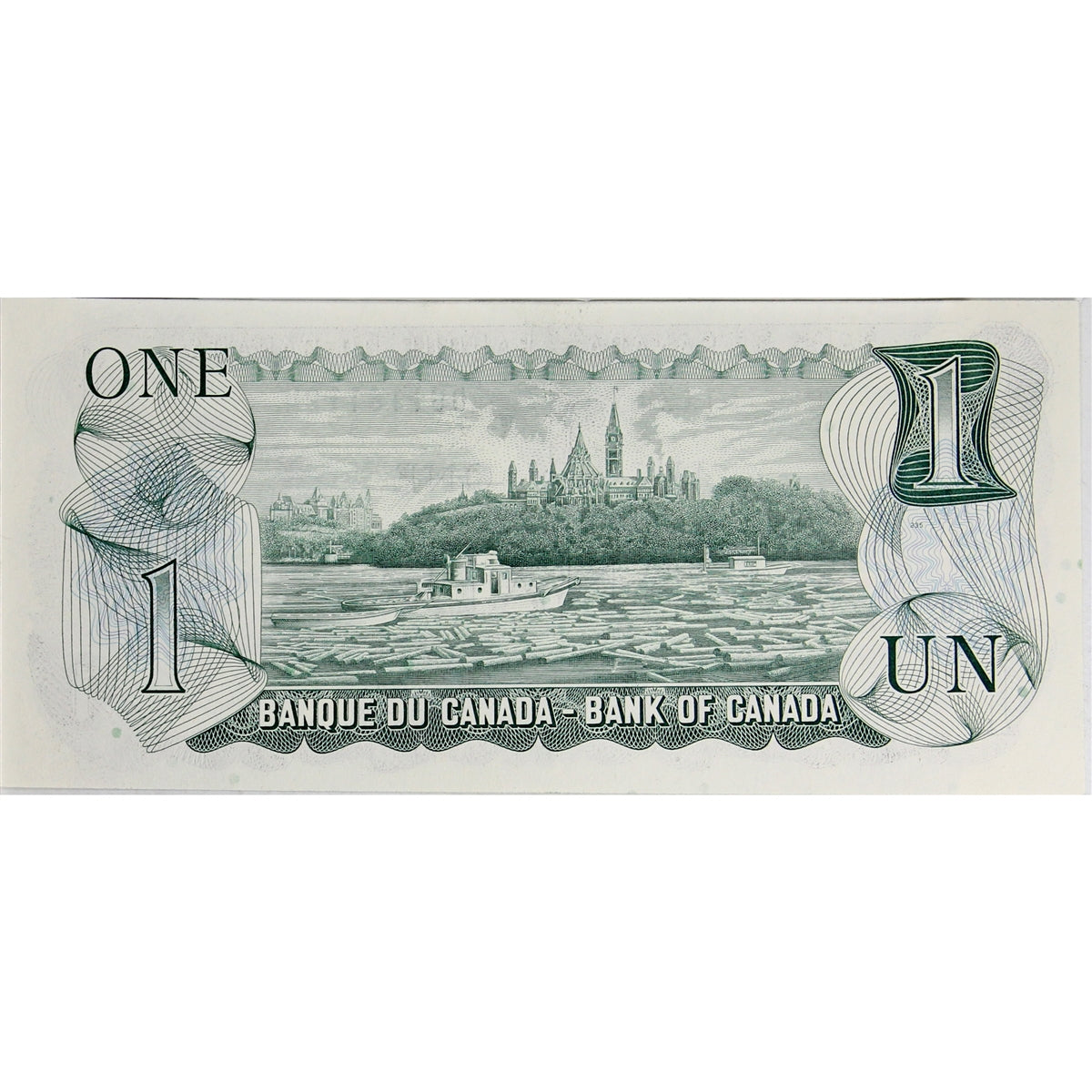 BC-46a 1973 Canada $1 Lawson-Bouey, OG, Uncirculated (MS60)