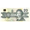 BC-58b-i-N1-iii 1991 Canada $20 Bonin-Thiessen, 4 digit RADAR, ESZ, Choice Uncirculated (CUNC63)