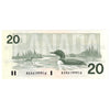 BC-58b-i-N1-iii 1991 Canada $20 Bonin-Thiessen, 3 digit RADAR, ASV, Choice Uncirculated (CUNC63)