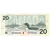 BC-58b-i-N1-iii 1991 Canada $20 Bonin-Thiessen, 3 digit RADAR, ASE, Choice Uncirculated (CUNC63)