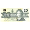 BC-58b-i-N1-iii 1991 Canada $20 Bonin-Thiessen, 3 digit RADAR, AVF, Choice Uncirculated (CUNC63)