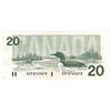 BC-58b-i-N1-iii 1991 Canada $20 Bonin-Thiessen, 4 digit RADAR, AVF, Choice Uncirculated (CUNC63)