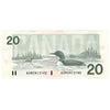 BC-58b-i-N1-iii 1991 Canada $20 Bonin-Thiessen, 3 digit RADAR, ASM, Choice Uncirculated (CUNC63)