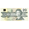 BC-58a-N1-iii 1991 Canada $20 Thiessen-Crow, 3 digit RADAR, ESF, Choice Uncirculated (CUNC63)