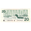 BC-58a-i-N1-iii 1991 Canada $20 Thiessen-Crow, 3 digit RADAR, EIP, Choice Uncirculated (CUNC63)