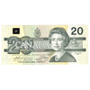 BC-58a-i-N1-iii 1991 Canada $20 Thiessen-Crow, 3 digit RADAR, EIP, Choice Uncirculated (CUNC63)