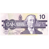 BC-57a-N1-iii 1989 Canada $10 Thiessen-Crow, 4 digit RADAR, ATN, Choice Uncirculated (CUNC63)