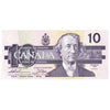 BC-57a-N1-iii 1989 Canada $10 Thiessen-Crow, 4 digit RADAR, ATR, Choice Uncirculated (CUNC63)