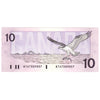 BC-57a-N1-iii 1989 Canada $10 Thiessen-Crow, 4 digit RADAR, ATA, Choice Uncirculated (CUNC63)