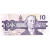 BC-57a-N1-iii 1989 Canada $10 Thiessen-Crow, 4 digit RADAR, ATA, Choice Uncirculated (CUNC63)