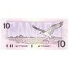 BC-57a-N1-iii 1989 Canada $10 Thiessen-Crow, 4 digit RADAR, AET, Choice Uncirculated (CUNC63)