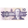 BC-57a-N1-iii 1989 Canada $10 Thiessen-Crow, 4 digit RADAR, AET, Choice Uncirculated (CUNC63)