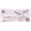 BC-57a-N1-iii 1989 Canada $10 Thiessen-Crow, 3 digit RADAR, AEP, Choice Uncirculated (CUNC63)
