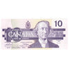 BC-57a-N1-iii 1989 Canada $10 Thiessen-Crow, 3 digit RADAR, AEP, Choice Uncirculated (CUNC63)