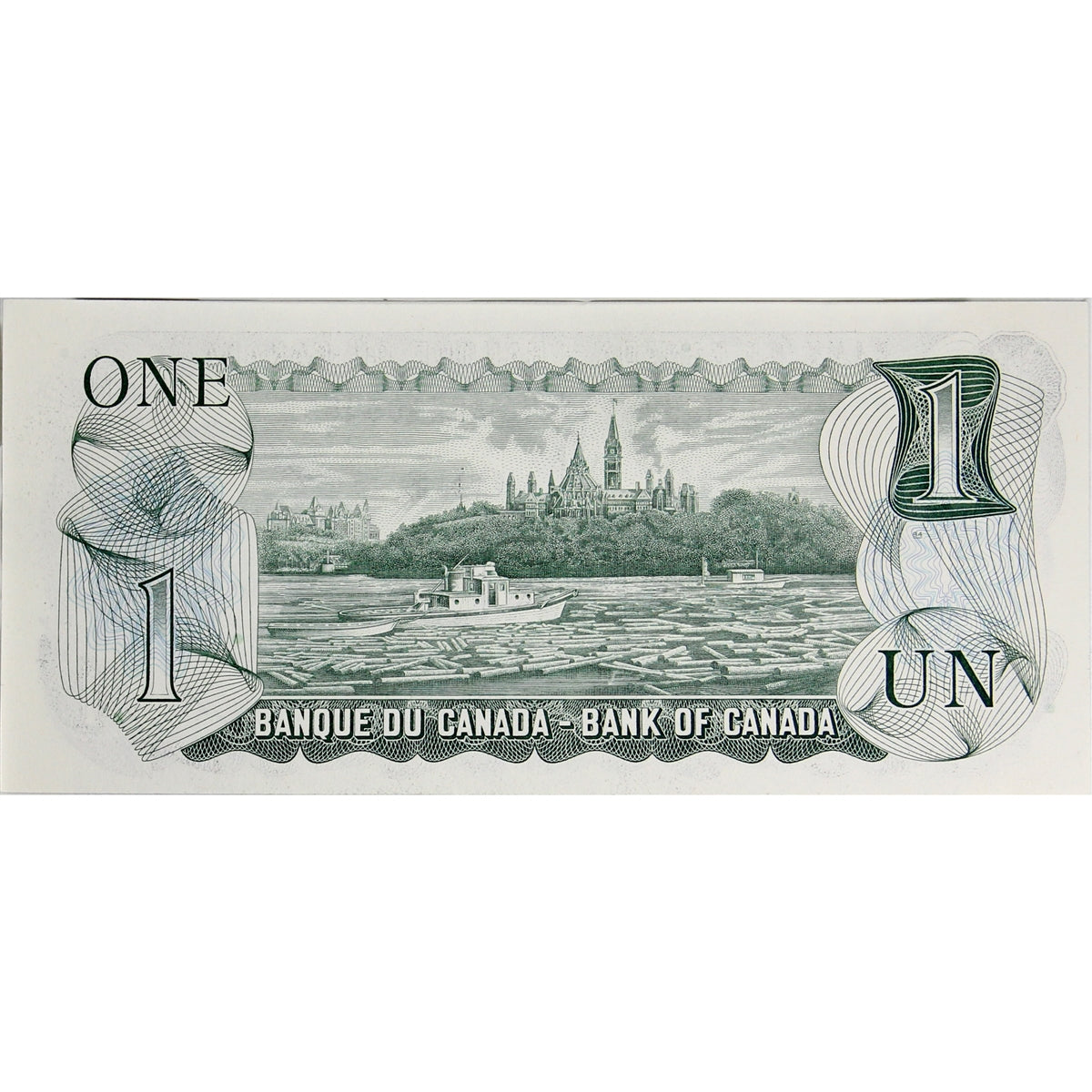 BC-46a-i 1973 Canada $1 Lawson-Bouey, AFE, Uncirculated (MS60)