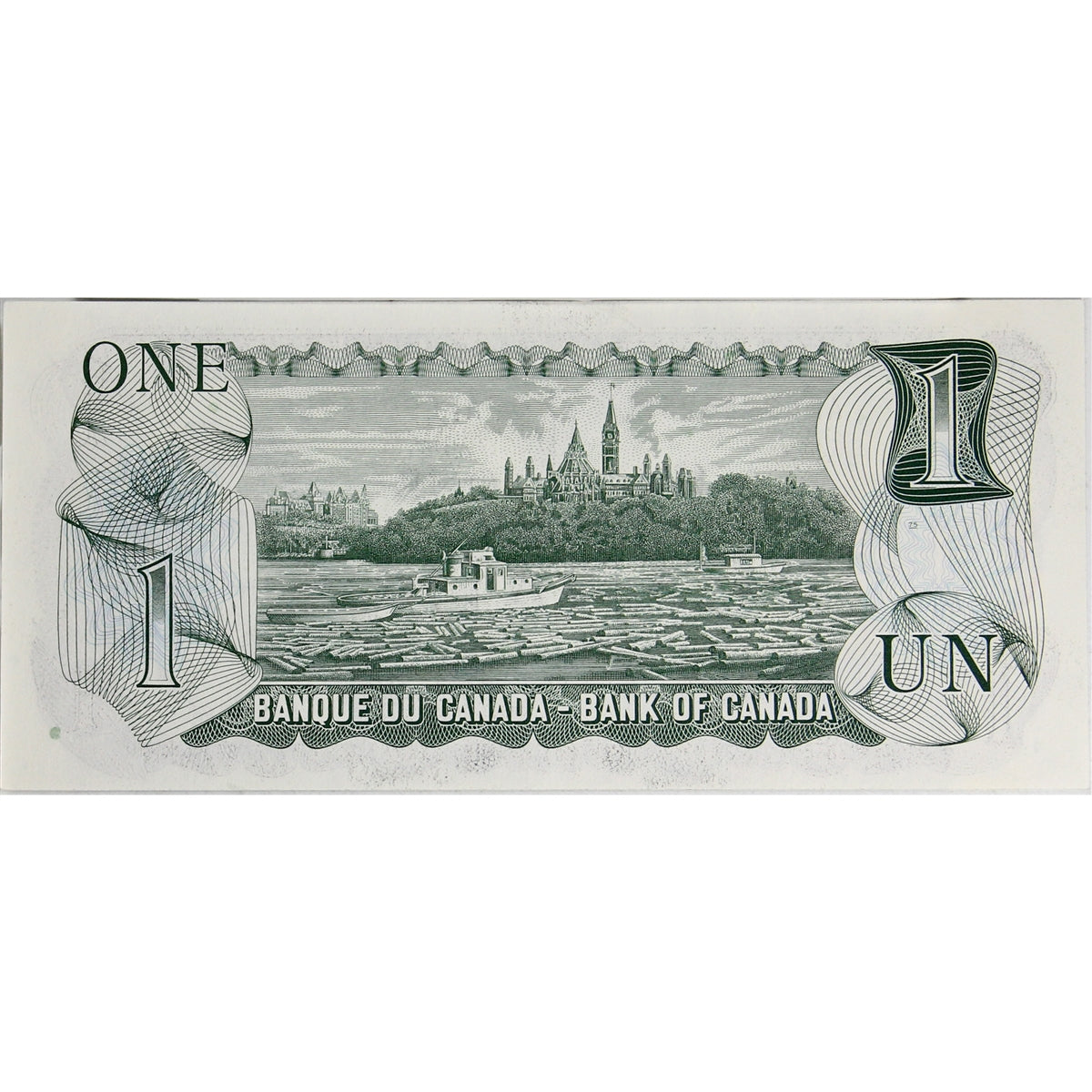 BC-46a-i 1973 Canada $1 Lawson-Bouey, AFG, Uncirculated (MS60)