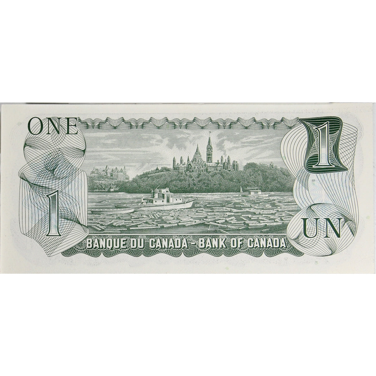BC-46a-i 1973 Canada $1 Lawson-Bouey, AFP, Choice Uncirculated (CUNC63)