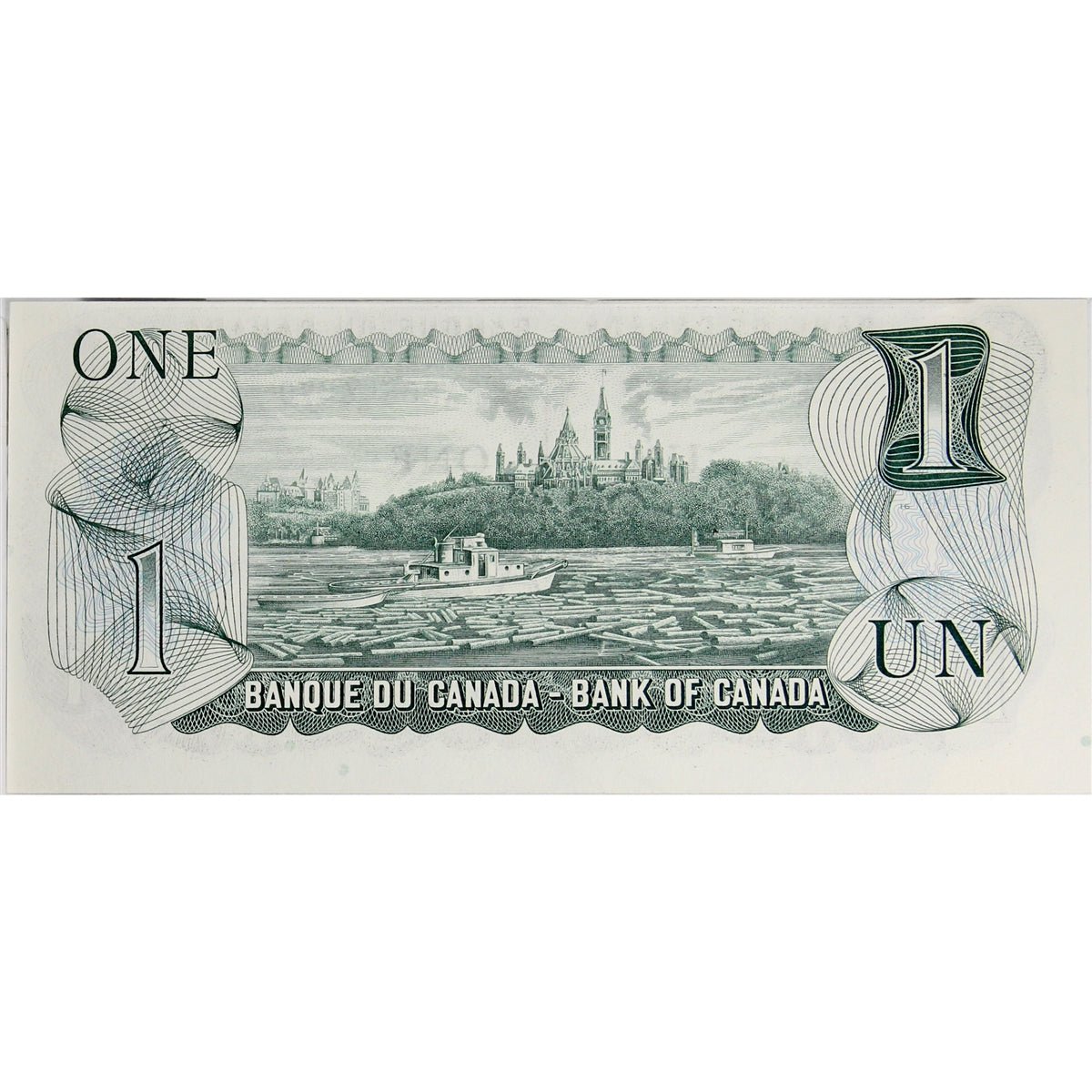 BC-46a-i 1973 Canada $1 Lawson-Bouey, EAF, Choice Uncirculated (CUNC63)