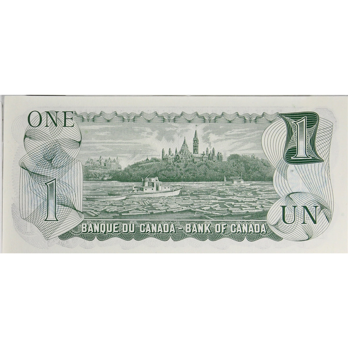 BC-46b 1973 Canada $1 Crow-Bouey, AMB, Uncirculated (MS60)