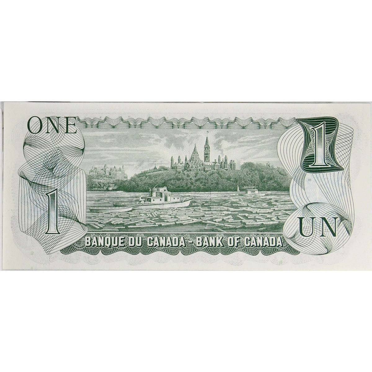 BC-46b 1973 Canada $1 Crow-Bouey, AMG, Choice Uncirculated (CUNC63)