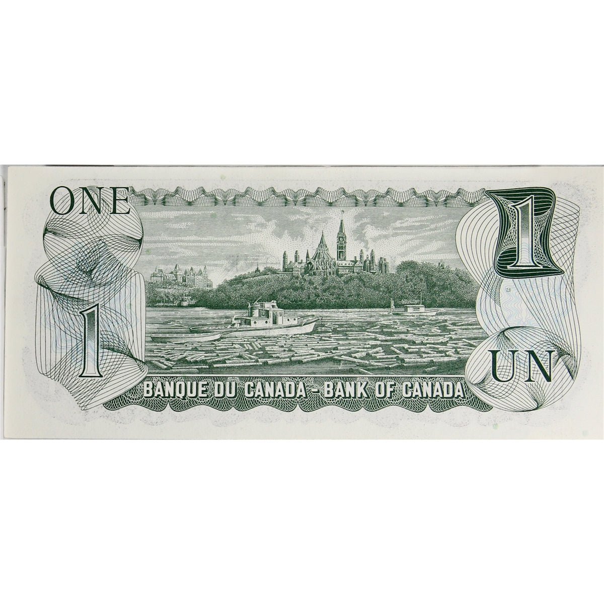 BC-46b 1973 Canada $1 Crow-Bouey, AMT, Uncirculated (MS60)