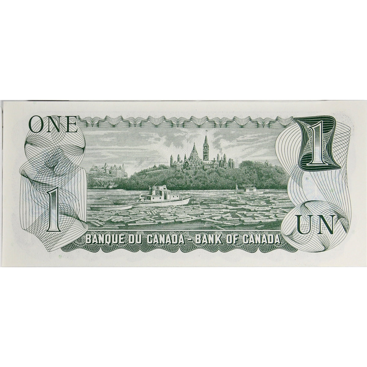 BC-46b 1973 Canada $1 Crow-Bouey, AMU, Choice Uncirculated (CUNC63)
