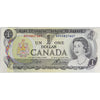 BC-46b 1973 Canada $1 Crow-Bouey, AMV, Choice Uncirculated (CUNC63)