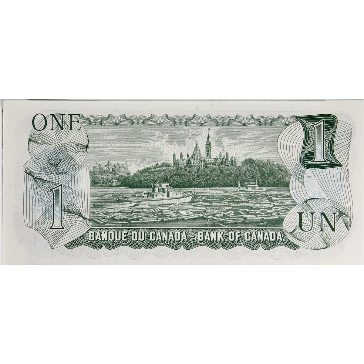 BC-46b 1973 Canada $1 Crow-Bouey, BAG, Choice Uncirculated (CUNC63)