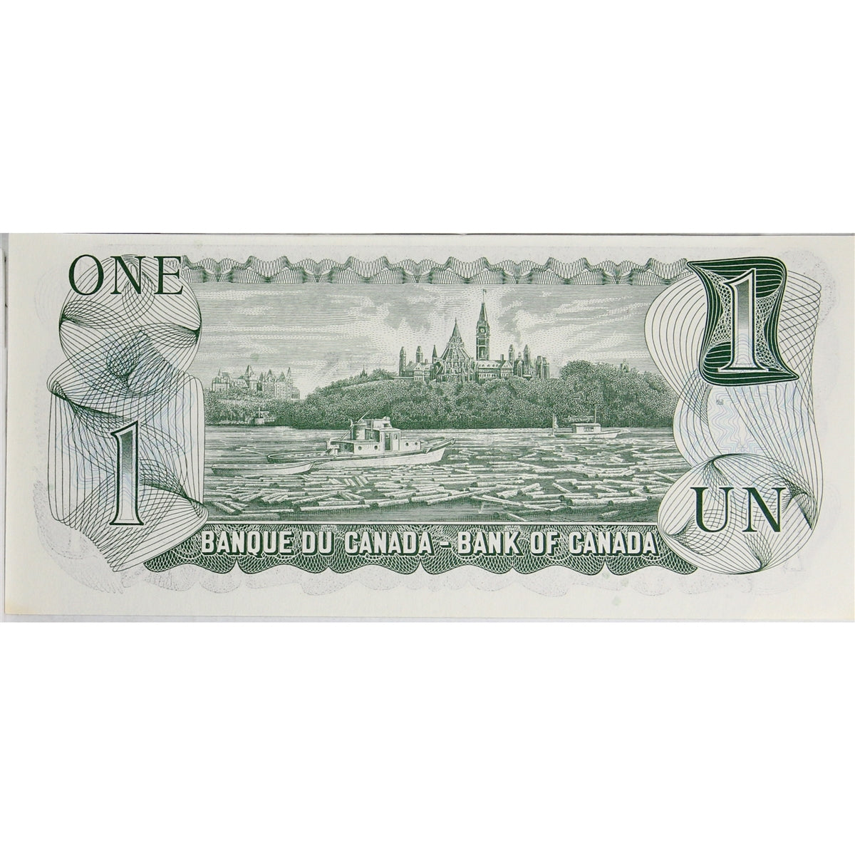 BC-46b 1973 Canada $1 Crow-Bouey, BAJ, Choice Uncirculated (CUNC63)