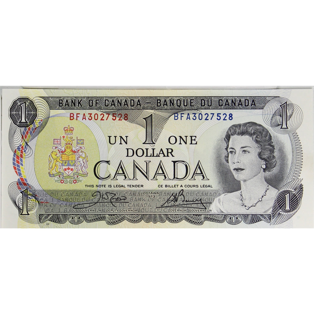 BC-46b 1973 Canada $1 Crow-Bouey, BFA, Uncirculated (MS60)